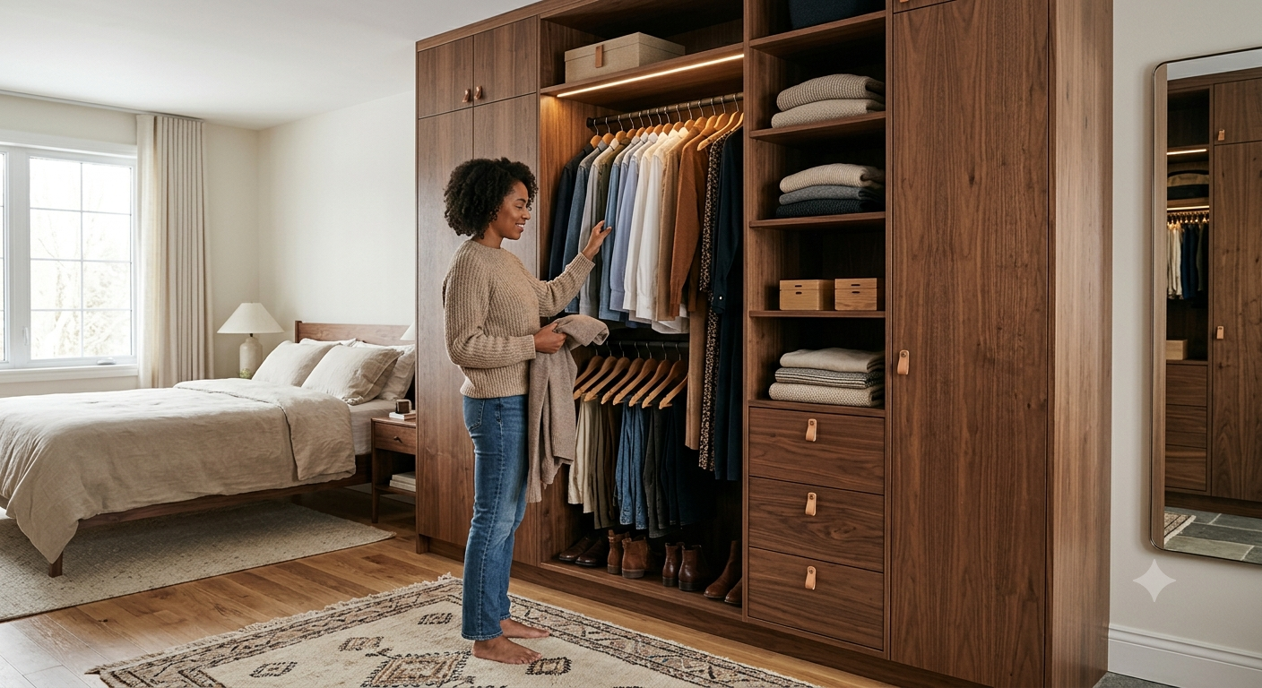Các tiêu chí vàng khi chọn tủ quần áo phù hợp với mọi không gian