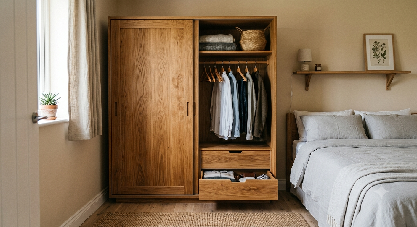 Những yếu tố khác cần cân nhắc khi chọn tủ quần áo gỗ cho phòng nhỏ